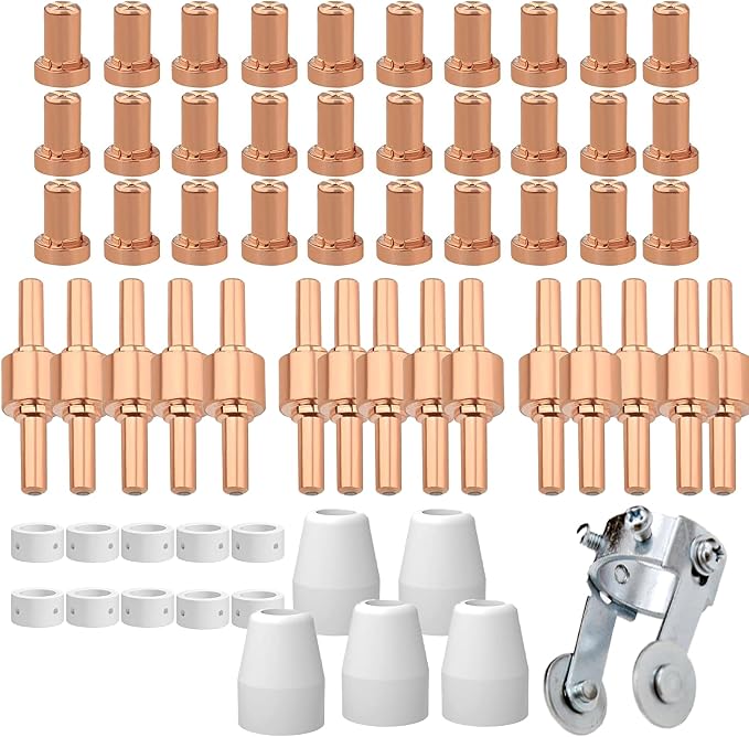 61Pcs PT31 Plasma Cutting Consumables by RIEELANG-US