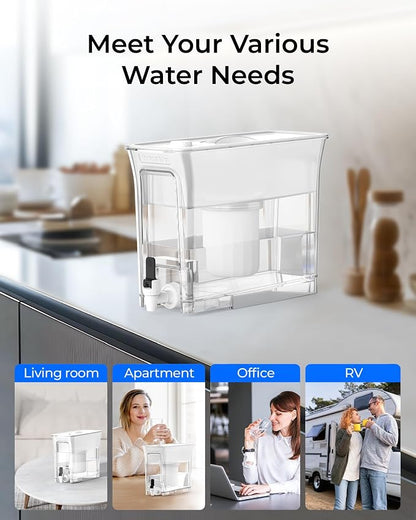 Waterdrop 0 TDS 35-Cup Slim Water Filter Dispenser, Large Capacity, PFOA/PFOS - Image 9