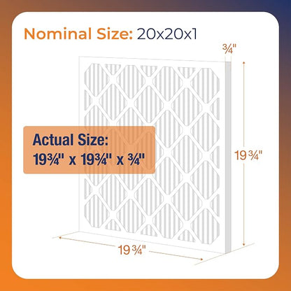 NaturalAire 20x20x1 Pleated Air Filter - Image 4