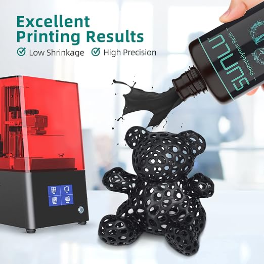 SUNLU 3D Printer Resin 1kg, Fast Curing Standard 3D Resin - Image 6