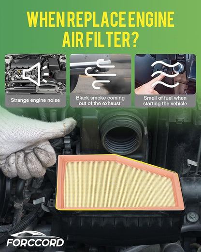 Cabin & Engine Air Filter Fit for Silverado 2500HD/3500HD, GMC Sierra - Image 6