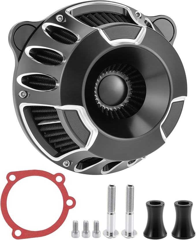 Motorcycle Air Filter Intake System Kit CNC Air Cleaner Fit - Image 4