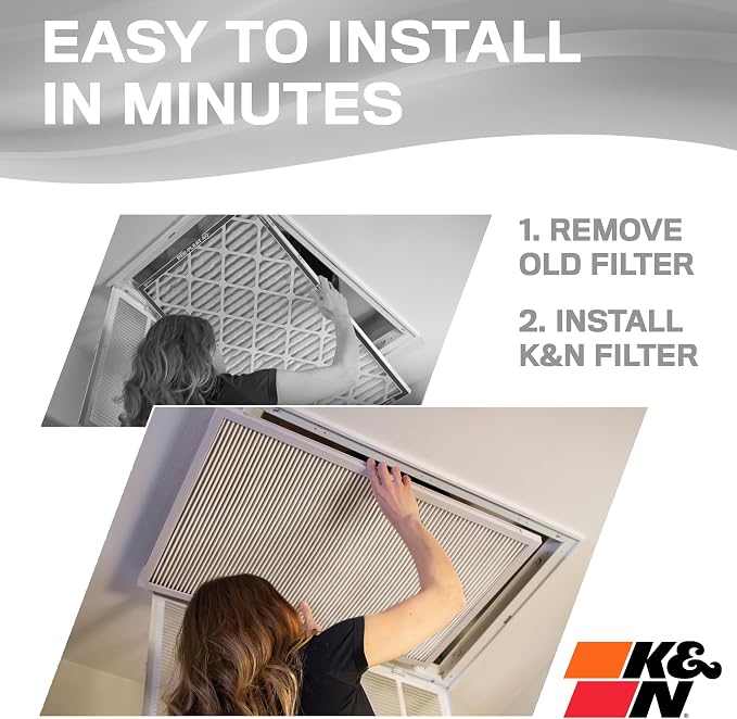 K&N 14X24X1 HVAC Furnace Air Filter, Lasts a Lifetime, Merv 8, the Last HVAC - Image 5