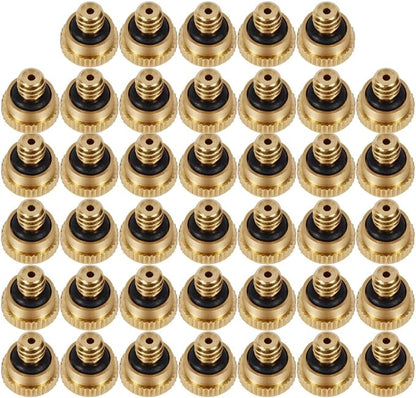 KUWAN 0.016" Orifice Thread UNC 10/24 Brass Misting Nozzles Low Pressure by KUWAN