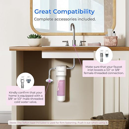 Waterdrop BFU2 Water Filter for Bathroom for Face Care, Scale in Water - Image 5
