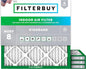 Filterbuy 11.25x11.25x1 Air Filter MERV 8 Essential Dust & Allergy Defense by Filterbuy