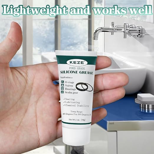 KEZE Waterproof Food Grade Silicone Lubricant Plumbers Grease - Image 6
