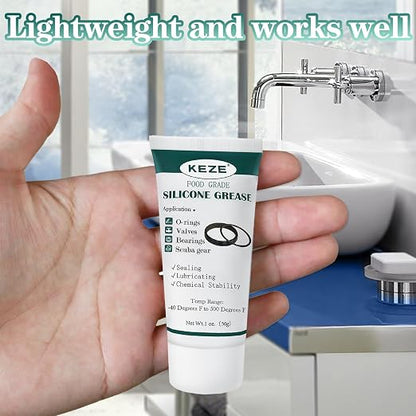 KEZE Silicone Grease Waterproof Food Grade Silicone Sealant Lubricant - Image 6