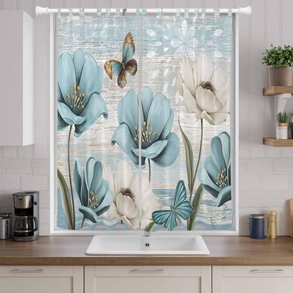 Spring Floral Living Room Curtains 96 Inch Length, Window Curtains Tab Top - Image 9