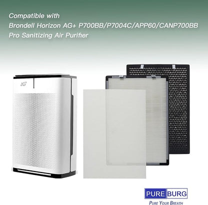 PUREBURG Replacement Filter Set Compatible - Image 2
