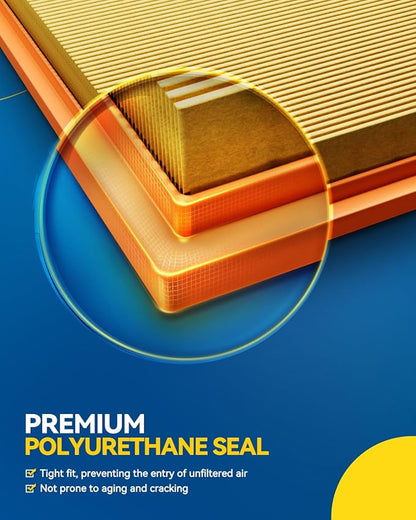 PHILTOP Engine Air Filter, CA12375 Compatible - Image 3
