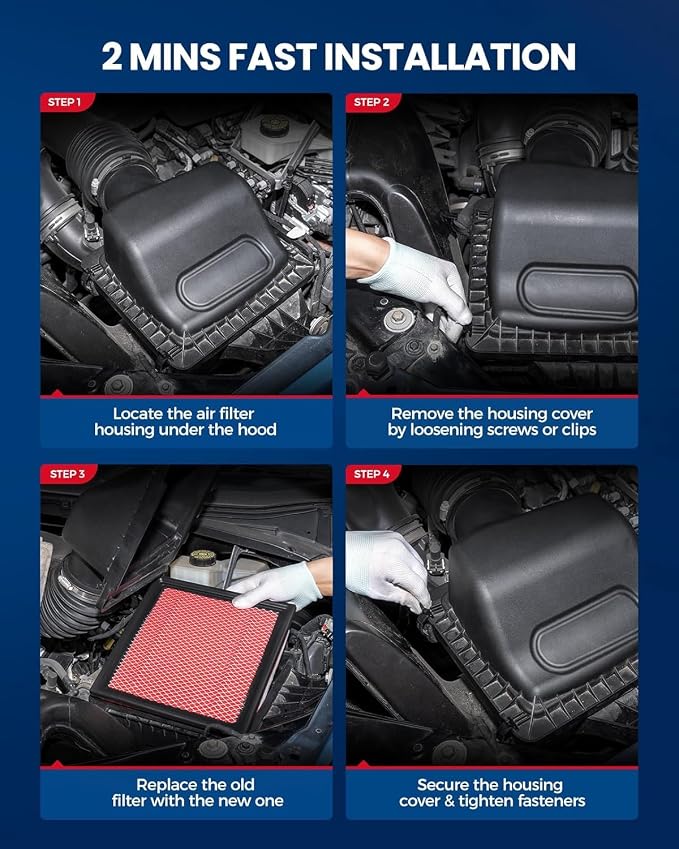 KAX Premium Engine Air Filter, CA12371 Replacement - Image 5