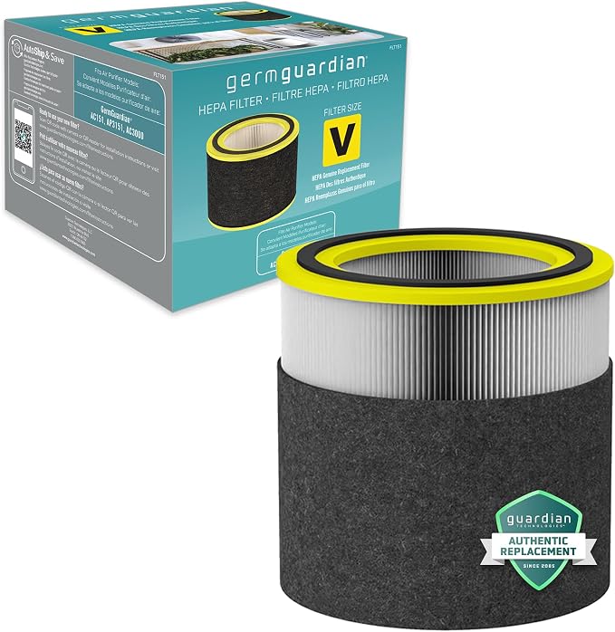 GermGuardian Filter V HEPA Pure Genuine Air Purifier Replacement Filter by GuardianTechnologies