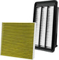2PCS Cabin Engine Air Filter Kits JM802 JMAA00 Fits by Capume