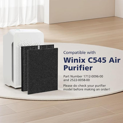 2 Pack C545 HEPA Smoke Replacement Filter S Compatible - Image 11