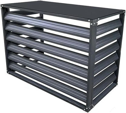 Outdoor Privacy Screen, Metal Air Conditioner Fence Cover by Unknown