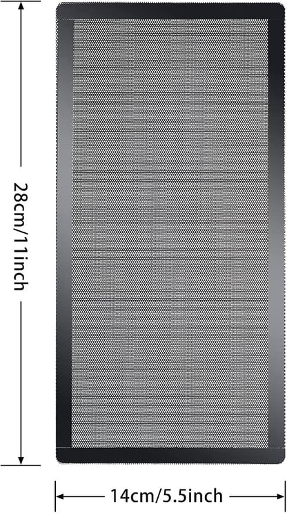 280x140mm PC Case Dust Mesh Filter, Magnetic Frame Computer Fan Dust Mesh PC - Image 2