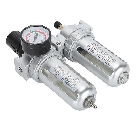 Air Filter Pressure Regulator 1/4 Inch, Compressed Air Line Filter - Image 2