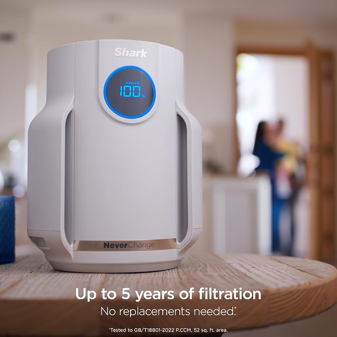 Shark Air Purifier for Home, NeverChange Compact Pro, for Bedroom, Home Office - Image 11