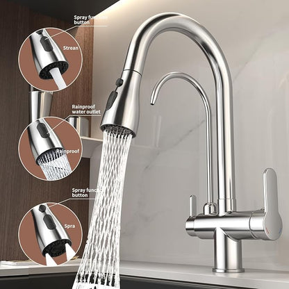 Kitchen Sink Faucet with Pull - Image 2