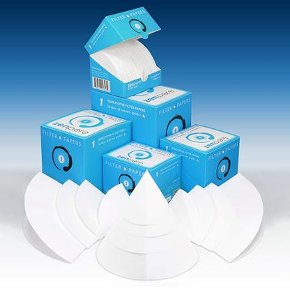 Qualitative Filter Paper 24 cm Quadrant Folded Filter Paper, Qualitative Grade 1 - Image 2