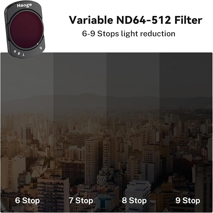Haoge Filter Set for DJI Osmo Pocket 3 Creator Combo, - Image 3
