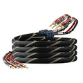 10 AWG 2Pack Audiophile Speaker Cable – Speaker Wire with Banana Plugs,4N OFC Core,Nylon Braid,Audio Wire,Compatible with Amplifier,Speakers,AV Receiver& Home Theater（8.2ft/2.5m）