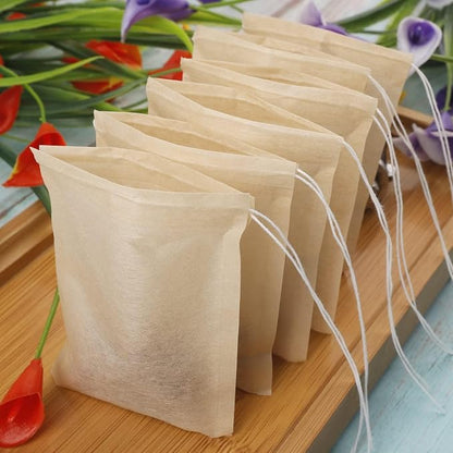 400 PcsTea filter bag, 100% natural wood pulp paper material, disposable tea - Image 5