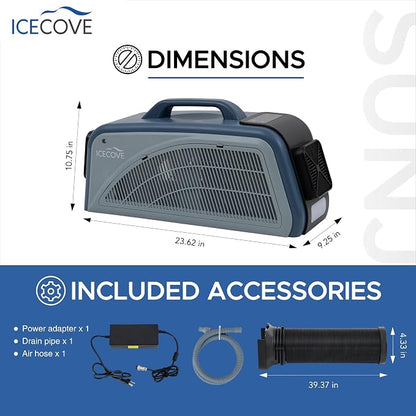 IceCove Portable Air Conditioner, 2500BTU Fast Cooling Car AC Unit, 250W Low - Image 10