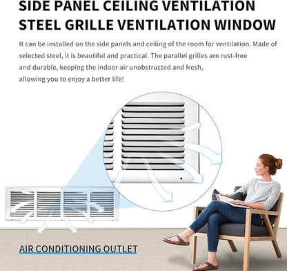 Return Air Grill 24x6, Air Return Vent Cover, Flat Vent Cover, Rejillas De Aire - Image 7