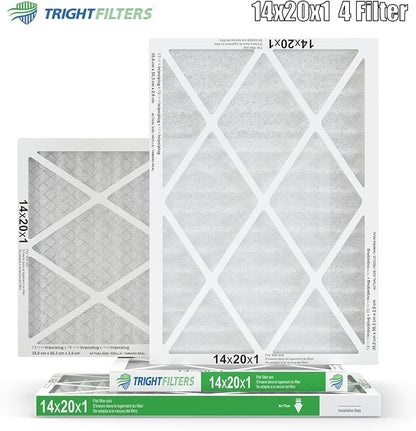14x20x1 Air Filter 4 Pack, MERV 8 Pleated Dust Defense Air Filters Replacement - Image 9