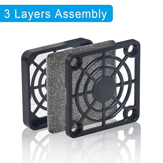 ELUTENG 40mm Fan Filter Dustproof Cover USB Cooling Ventilator Plastic Grill 40 - Image 2