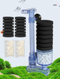 UPETTOOLS 10-40 Gla Aquarium Sponge Filter Ultra Quiet Aquarium Air Pump Small by UPETTOOLS