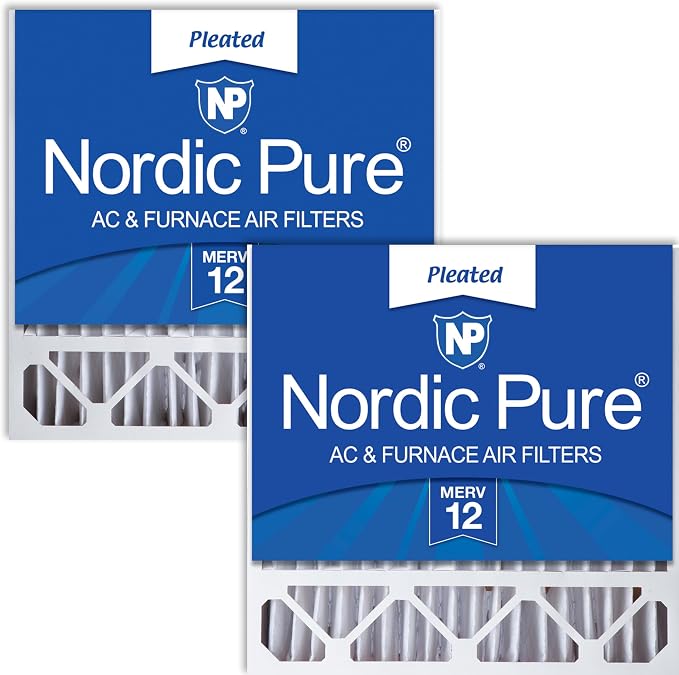 Nordic Pure 20x20x5 Honeywell/Lennox Replacement MERV 12 Air Filters 2 Pack by NordicPure