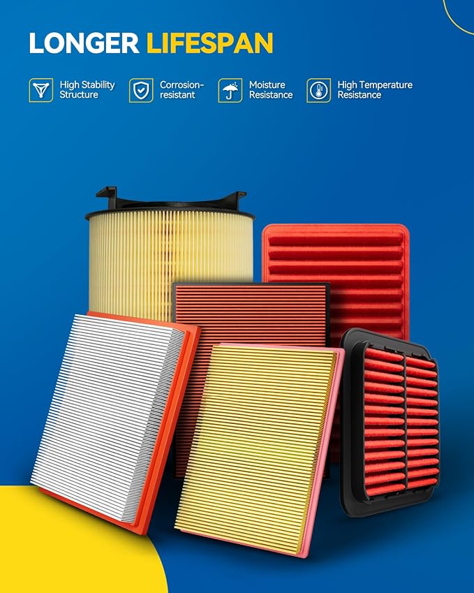 PHILTOP Engine Air Filter, CA12268 Compatible - Image 4