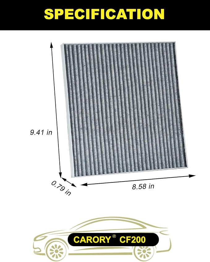Cabin Air Filter w/Activated Carbon - Image 2