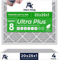 MervKing 20x25x1 Air Filter Actual Size: 19.7" x 24.7" x 0.75" MERV 8 MPR by MervKing