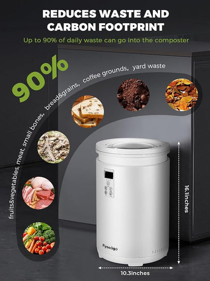 Electric Composter for Kitchen Smart Odorless Countertop Compost Bin Machine - Image 7