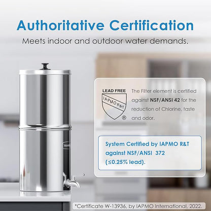 Waterdrop Gravity-fed Water Filter System, NSF/ANSI 42&372 Standard, - Image 2