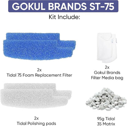 Tidal 75 Filter Maintenance and Replacement Filter Media Kit, Including Gokul - Image 2