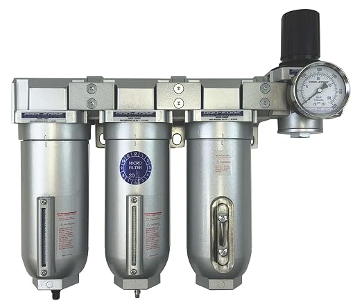 1" NPT Industrial Moisture Removing Particulate Filter and Oil Removing - Image 3