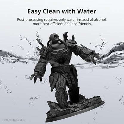 ANYCUBIC Water Washable 3D Printer Resin 2.0 Bundle, 405nm High Precision - Image 2