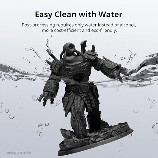 ANYCUBIC Water Washable 3D Printer Resin 2.0, 405nm High Precision UV-Curing 3D - Image 2