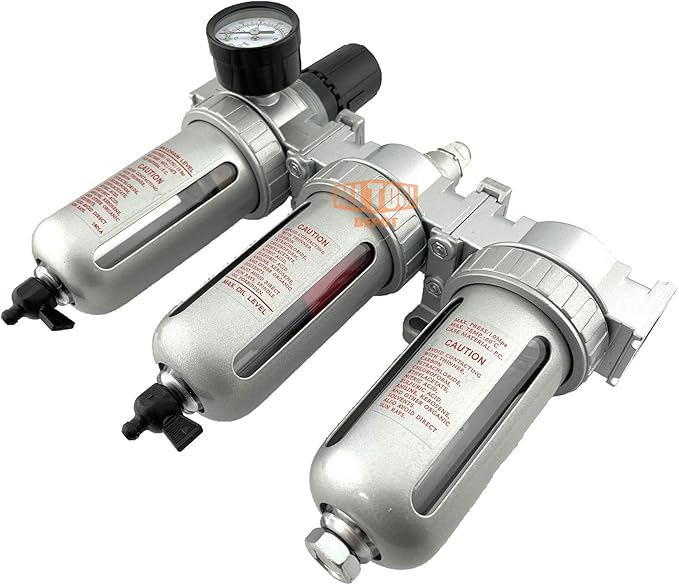 3/8" NPT MID FLOW Filter Regulator Coalescing Desiccant Dryer System - Image 3
