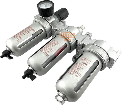 3/8" NPT MID FLOW Filter Regulator Coalescing Desiccant Dryer System - Image 3