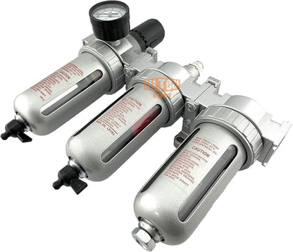 3/8" NPT Mid Flow Filter Regulator Coalescing Desiccant Dryer System - Image 3
