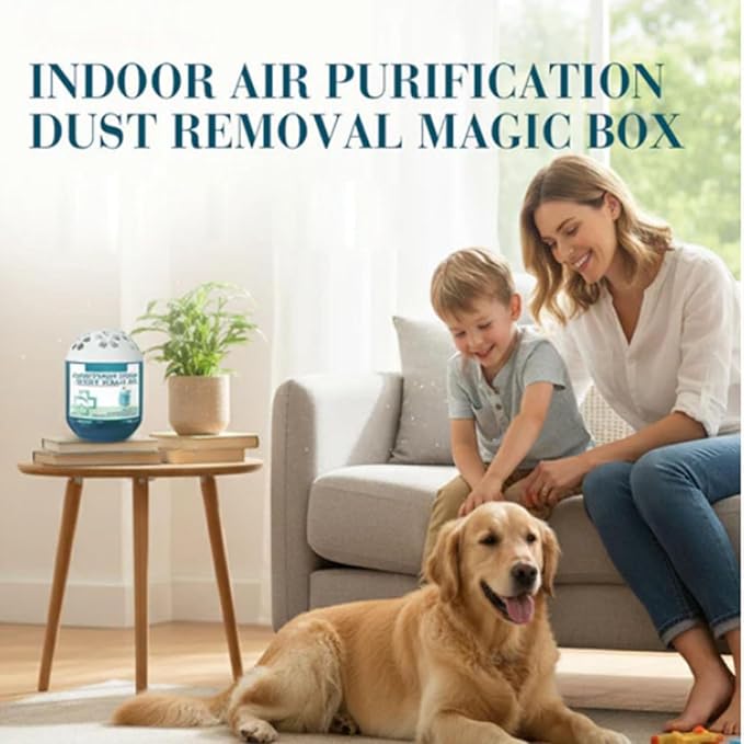 Indoor Air Purification Dust Removal Magic Box, Automatic Dust-Sucking - Image 5