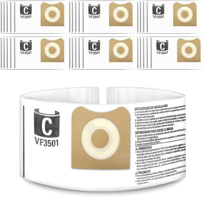 30 Pack VF3501 Vacuum Cleaner Bags Fit by DTESL