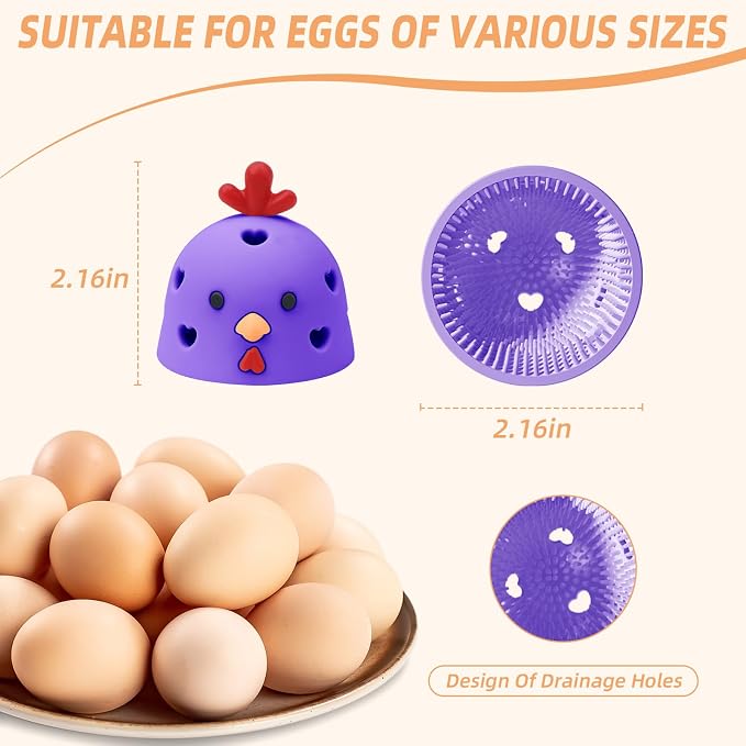 Silicone Egg Brush Cleaner, Egg Washer - Image 2
