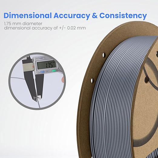 ELEGOO PLA Filament Bundle 10KG, 1.75mm 3D Printer Filament Dimensional Accuracy +/- 0.02mm 10 Assortment Colors, 1kg Spool(2.2lbs) Black/White/Gray/Red/Yellow/Orange/Dark Blue/Neon Green/Pink/Purple